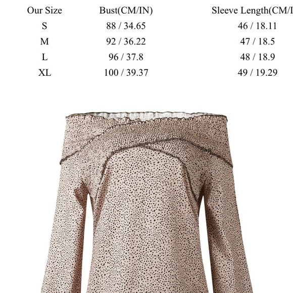 🆕BOHO OFF THE SHOULDER BLOUSE - Picture 4 of 4